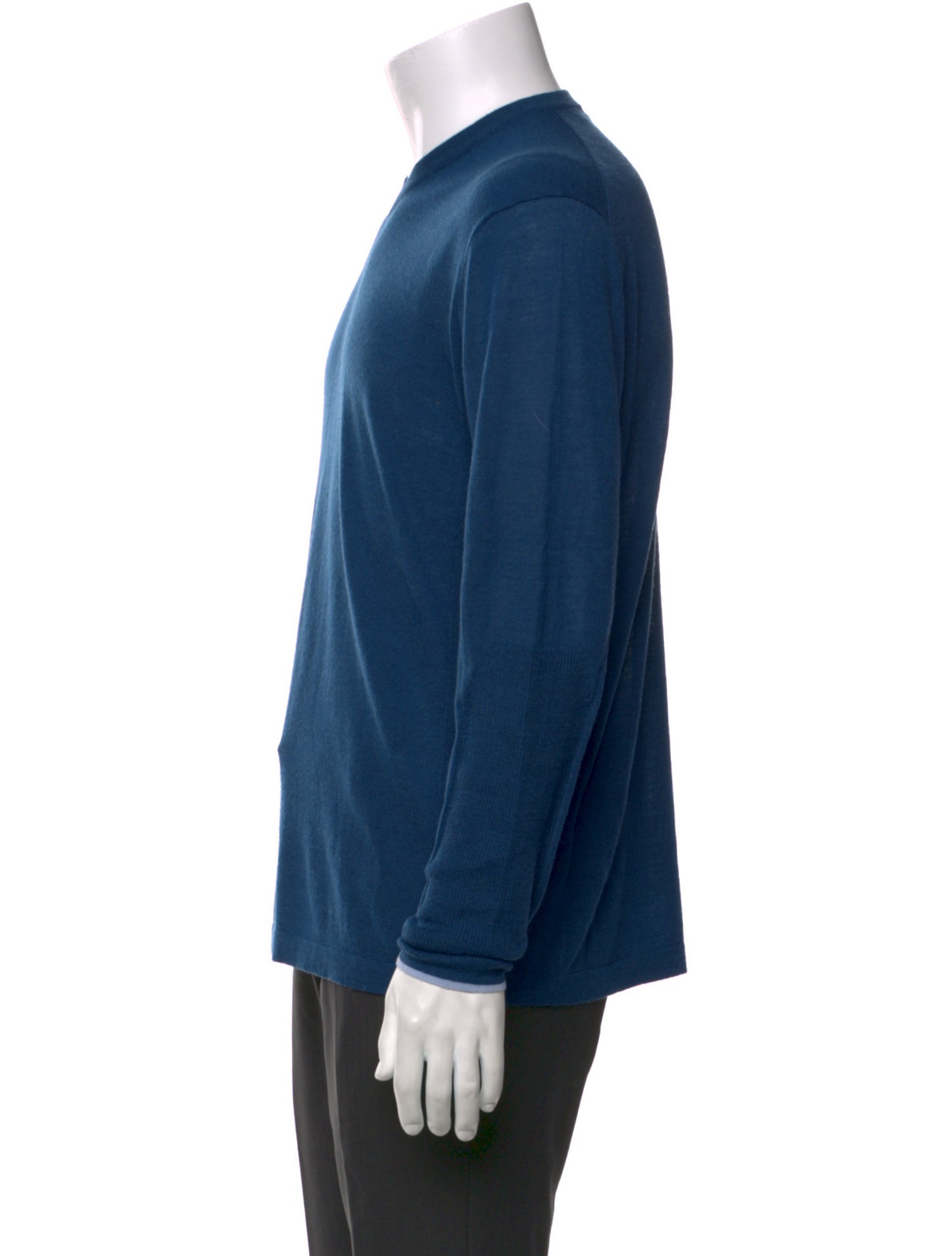 Greyson Merino Wool V-Neck Polo Sweater