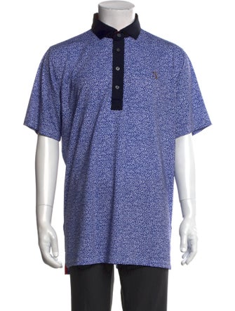Greyson Printed Collar Polo Shirt