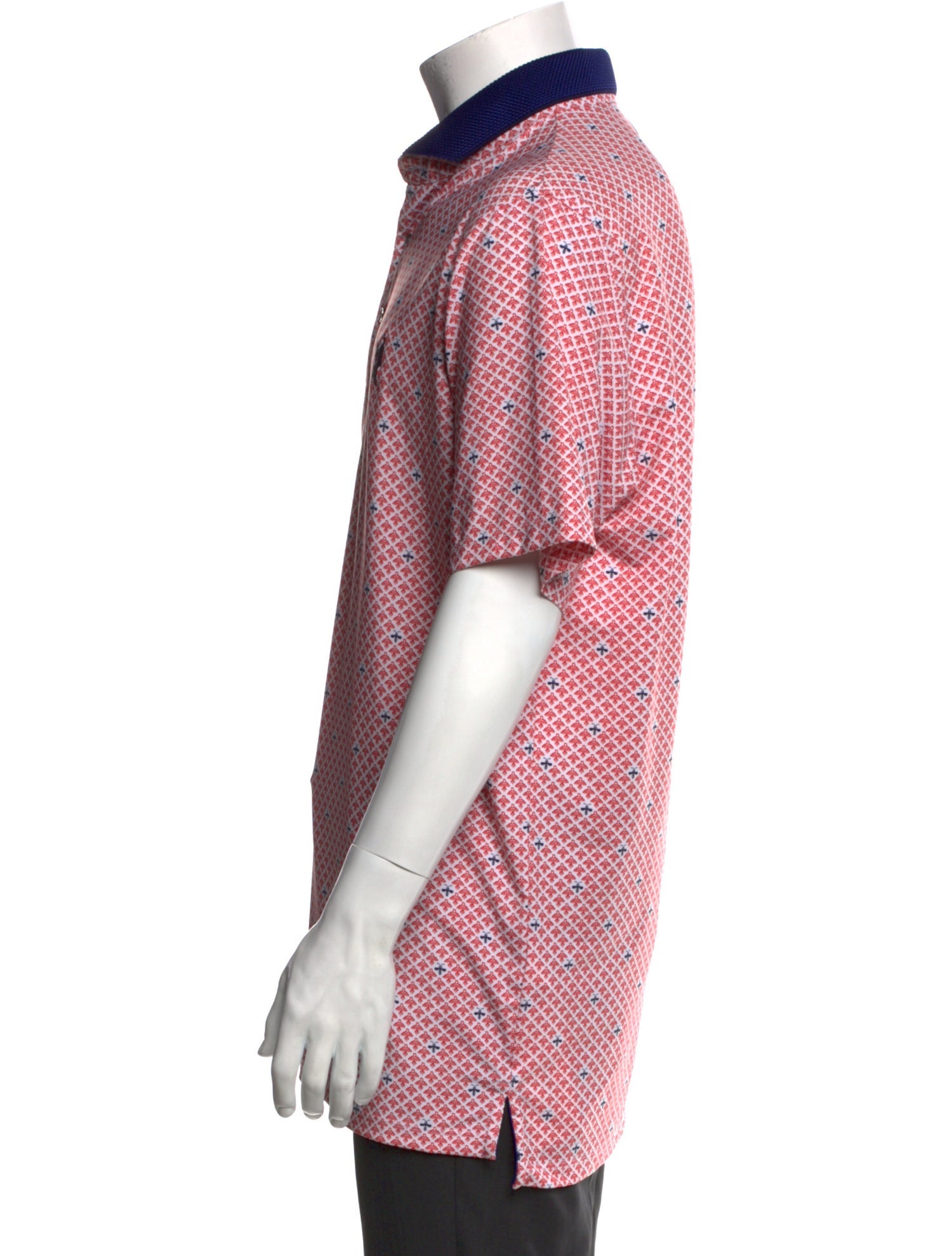 Greyson Printed Collar Polo Shirt