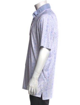 Greyson Printed Collar Polo Shirt