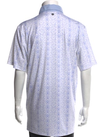 Greyson Printed Collar Polo Shirt