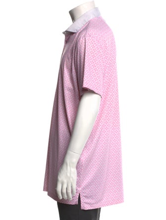 Greyson Printed Crew Neck Polo Shirt