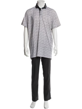 Greyson Printed Crew Neck Polo Shirt