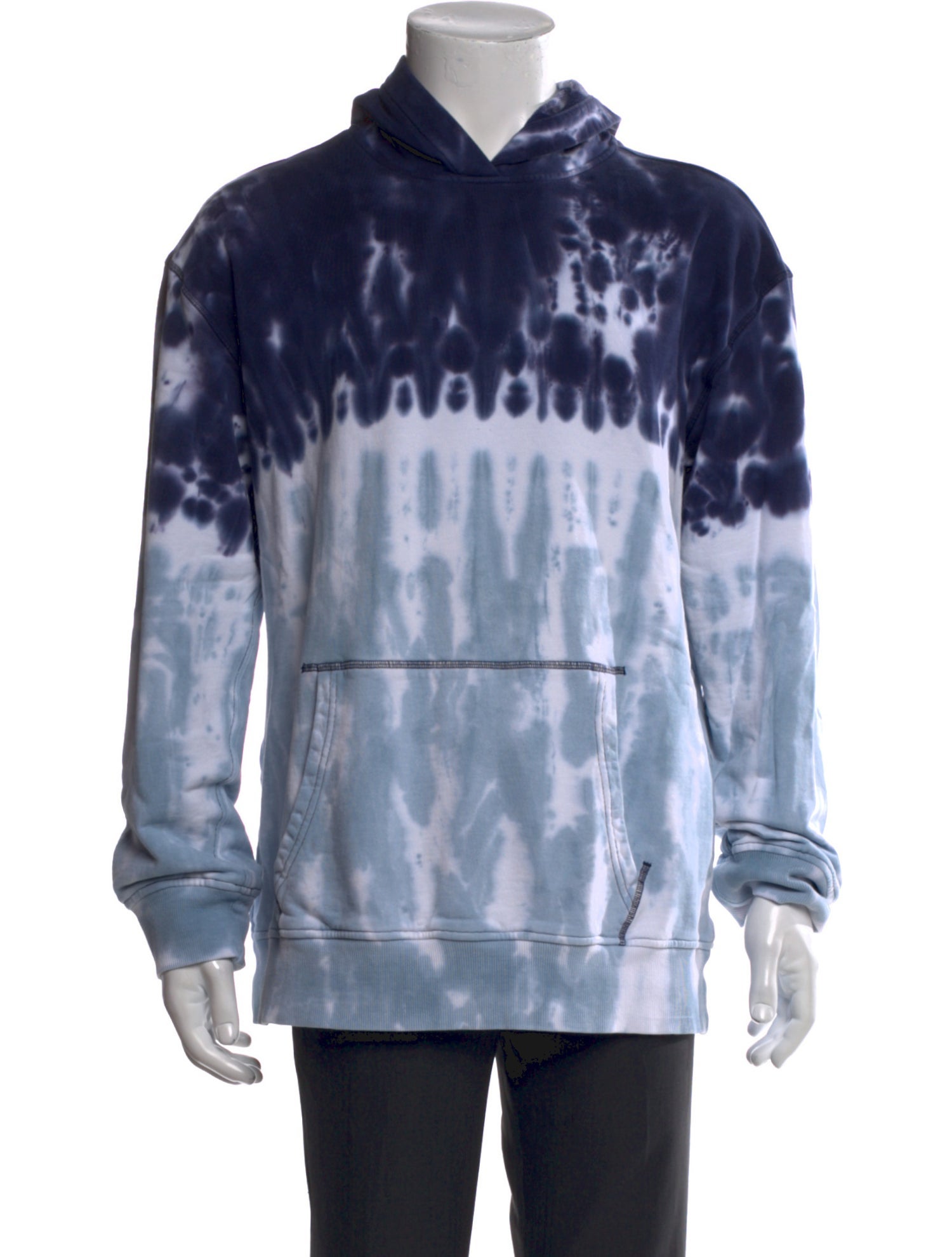 Greyson Tie-Dye Print Crew Neck Hoodie