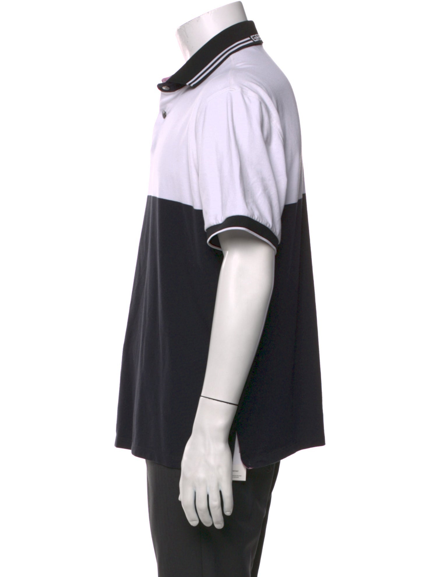 Greyson Colorblock Pattern Crew Neck Polo Shirt