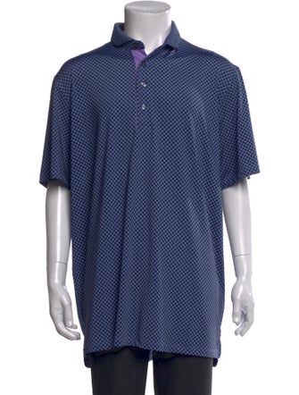 Greyson Printed Crew Neck Polo Shirt