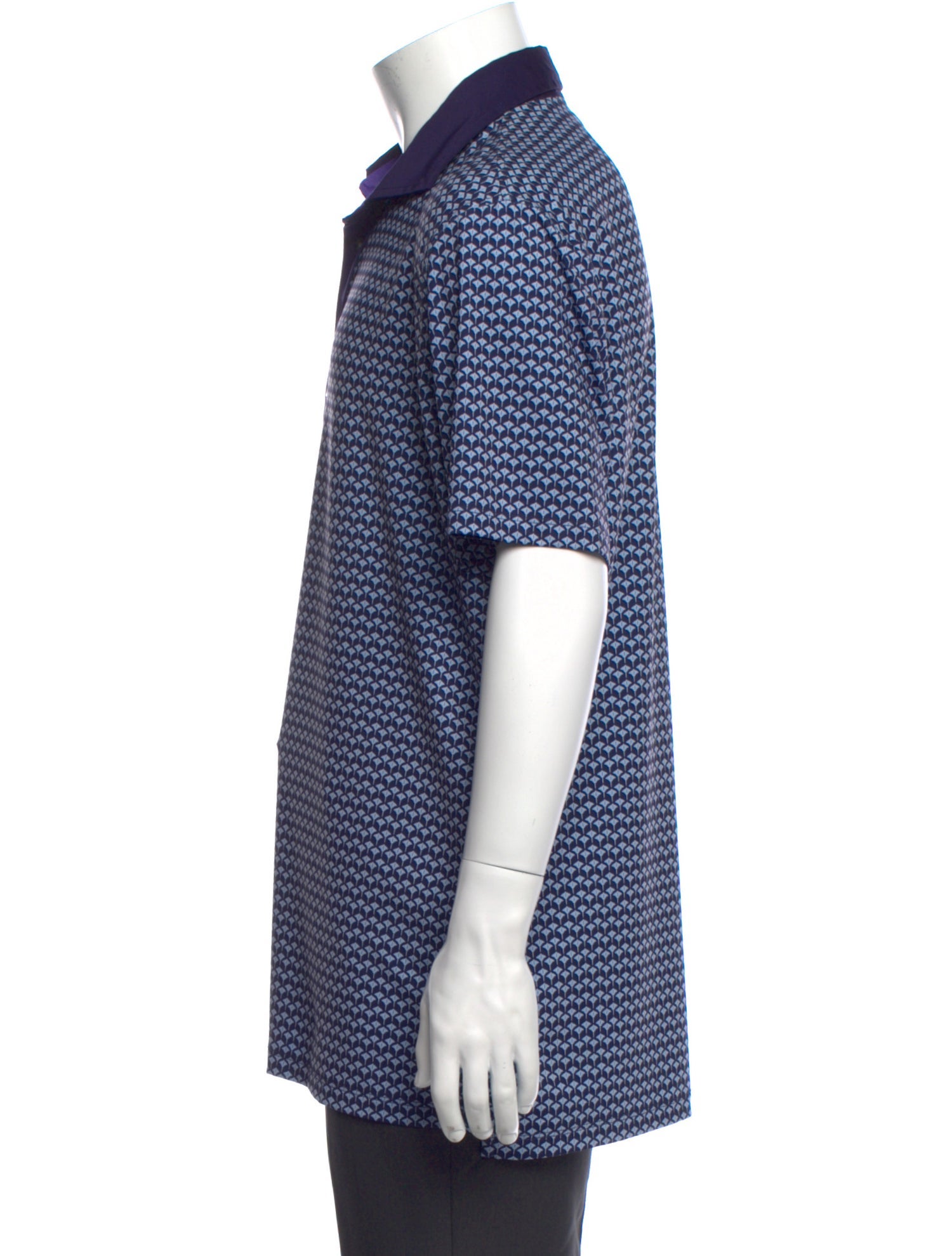 Greyson Printed Collar Polo Shirt