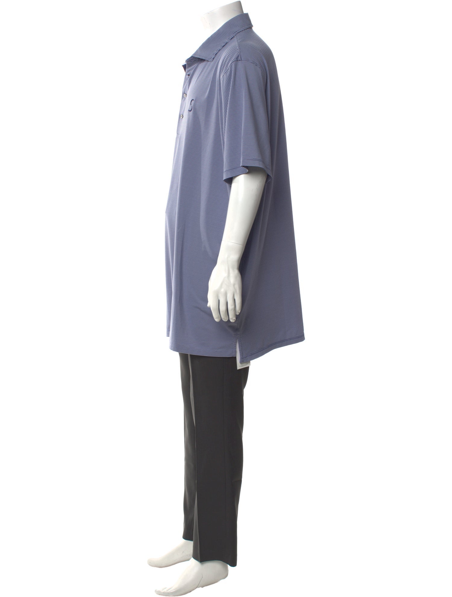 Greyson Striped Crew Neck Polo Shirt