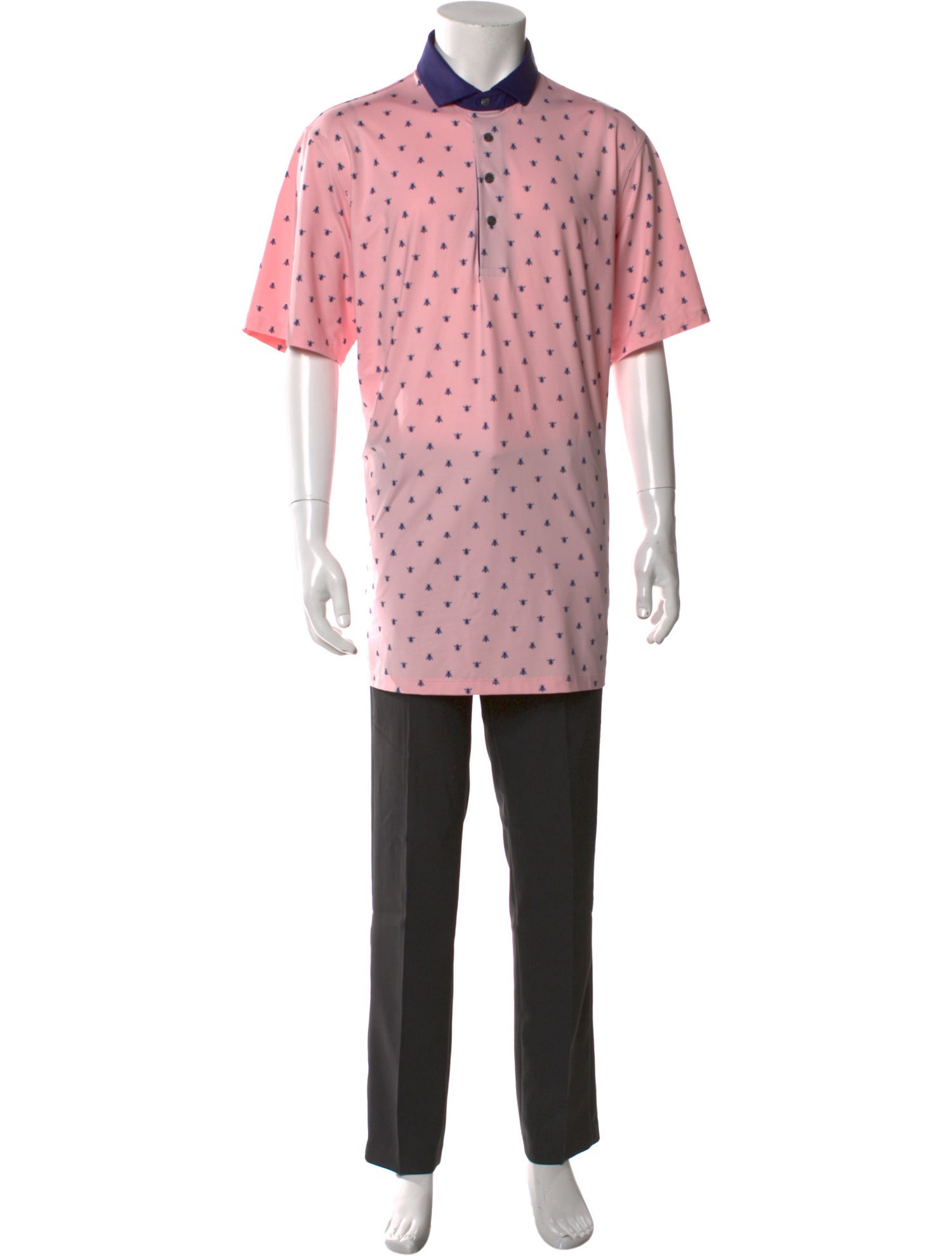 Greyson Printed Collar Polo Shirt