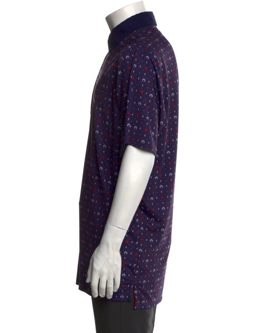 Greyson Printed Collar Polo Shirt