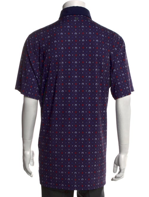 Greyson Printed Collar Polo Shirt
