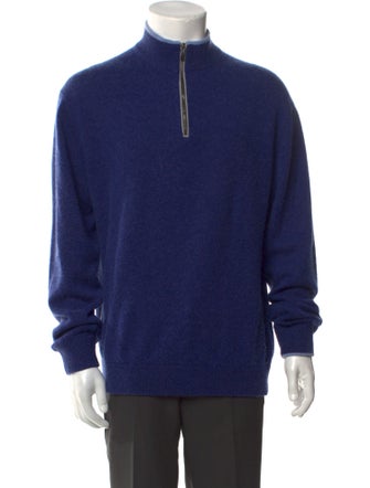 Greyson Wool Turtleneck Polo Sweater