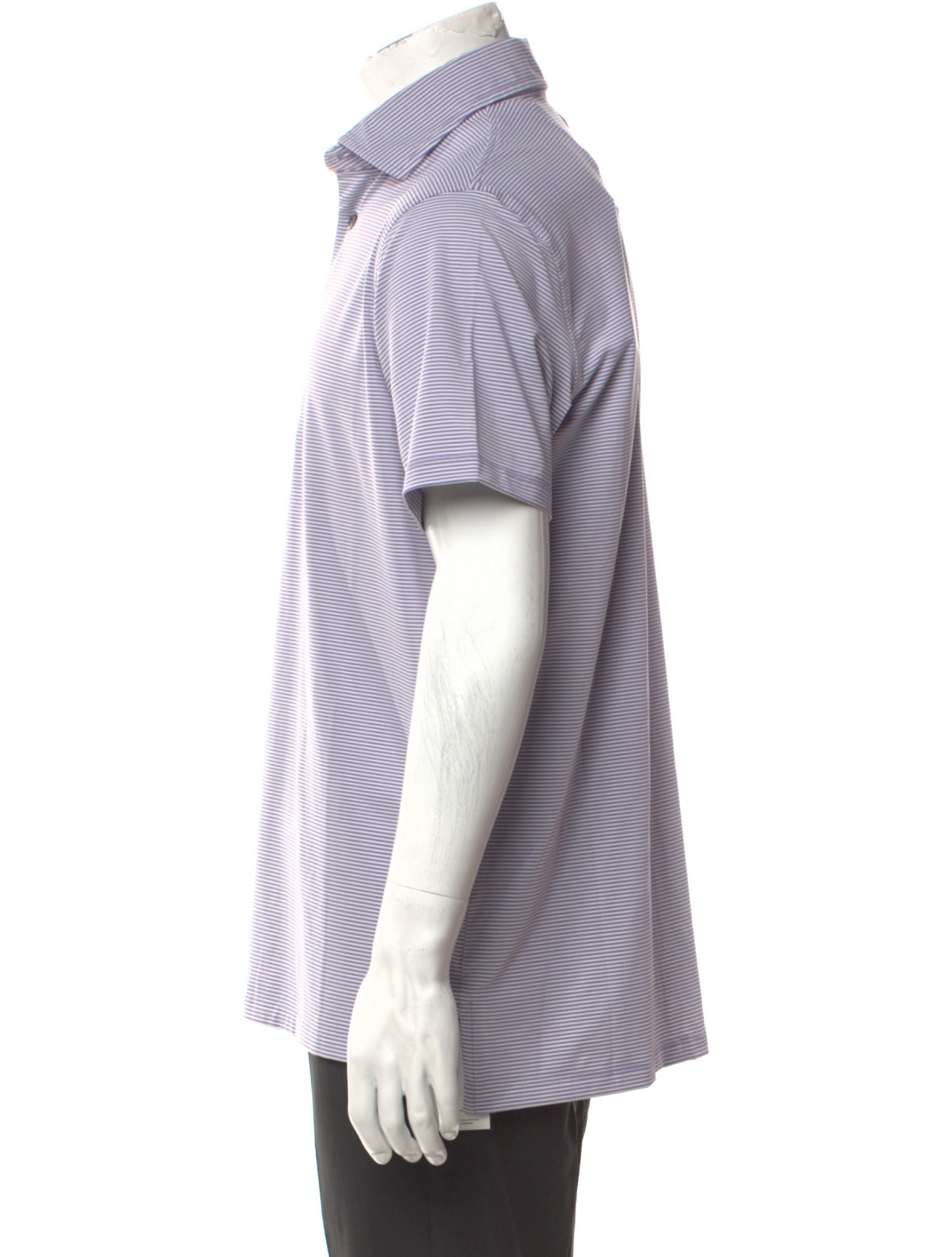 Greyson Striped Collar Polo Shirt w/ Tags