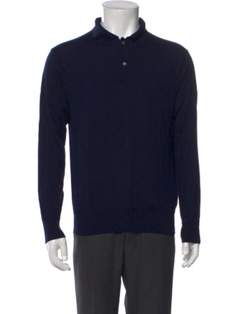 Greyson Wool Collar Polo Shirt