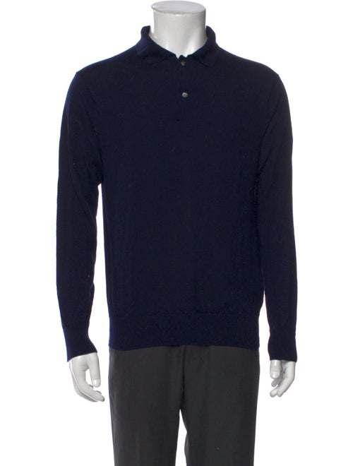 Greyson Wool Collar Polo Shirt