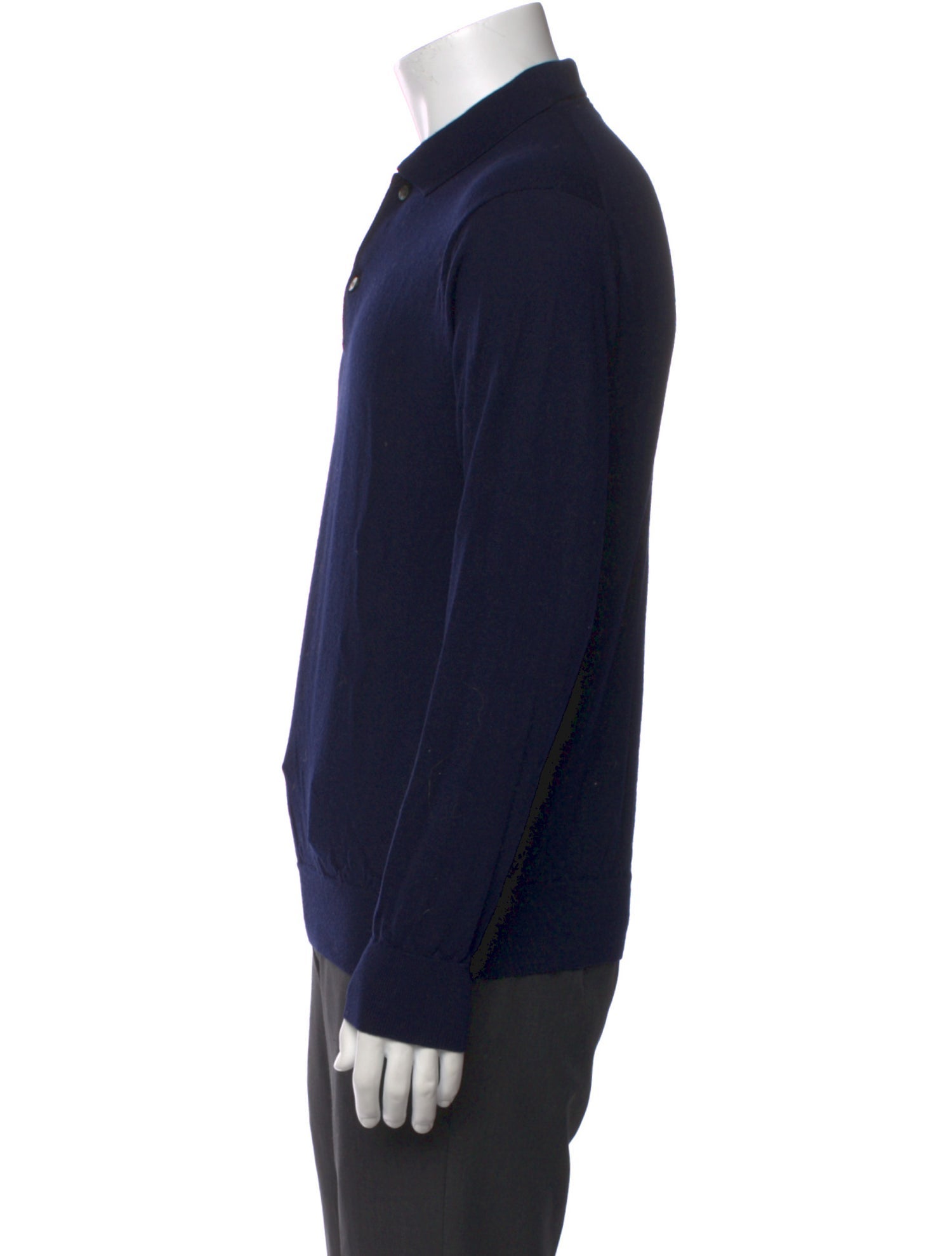 Greyson Wool Collar Polo Shirt