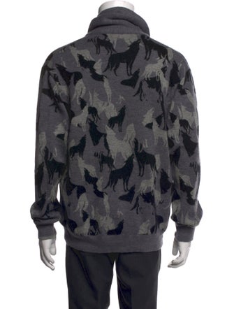 Greyson Wool Printed Cardigan