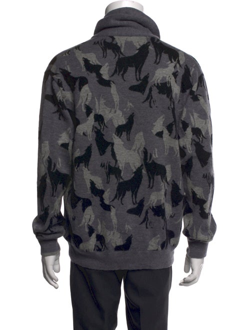 Greyson Wool Printed Cardigan