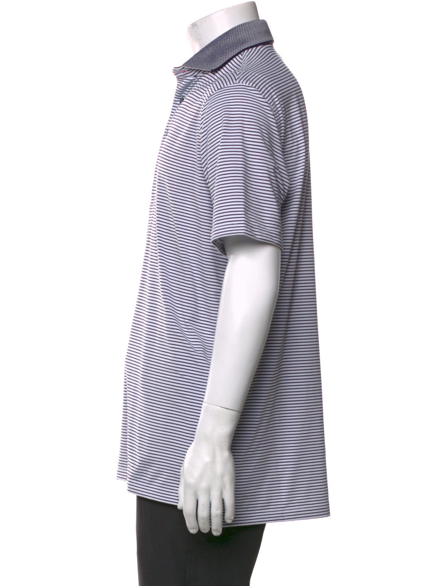 Greyson Striped Collar Polo Shirt