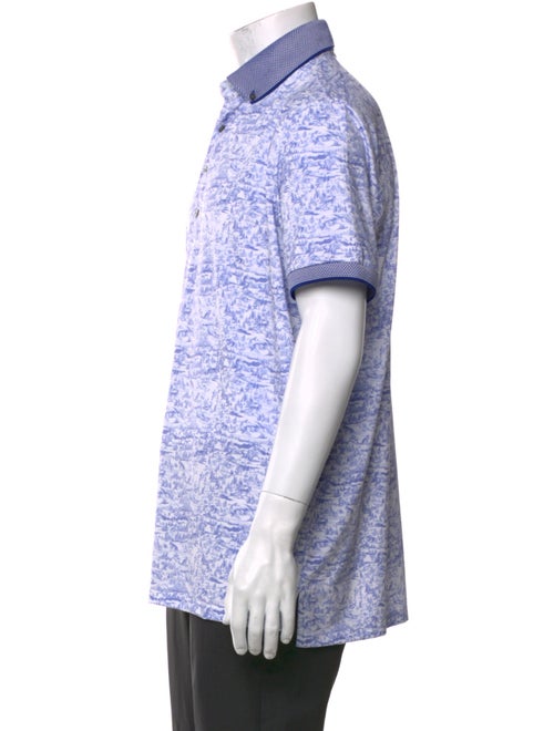 Greyson Printed Collar Polo Shirt