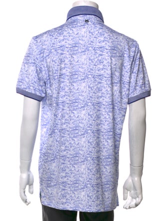 Greyson Printed Collar Polo Shirt