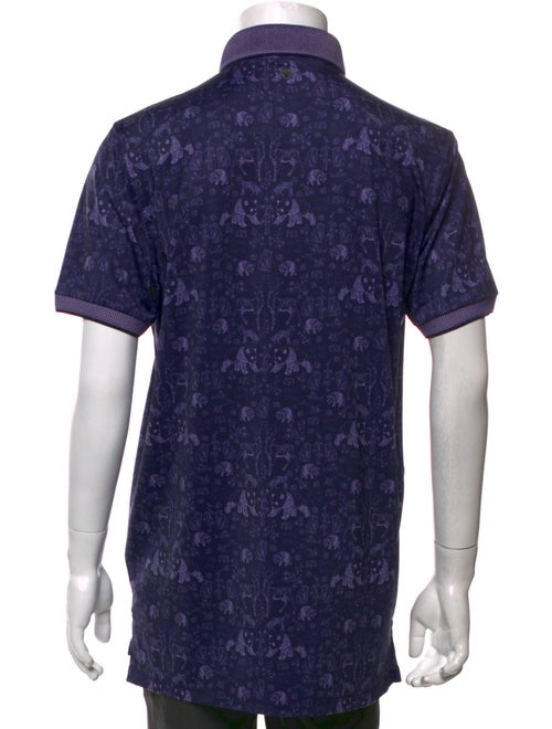 Greyson Printed Collar Polo Shirt