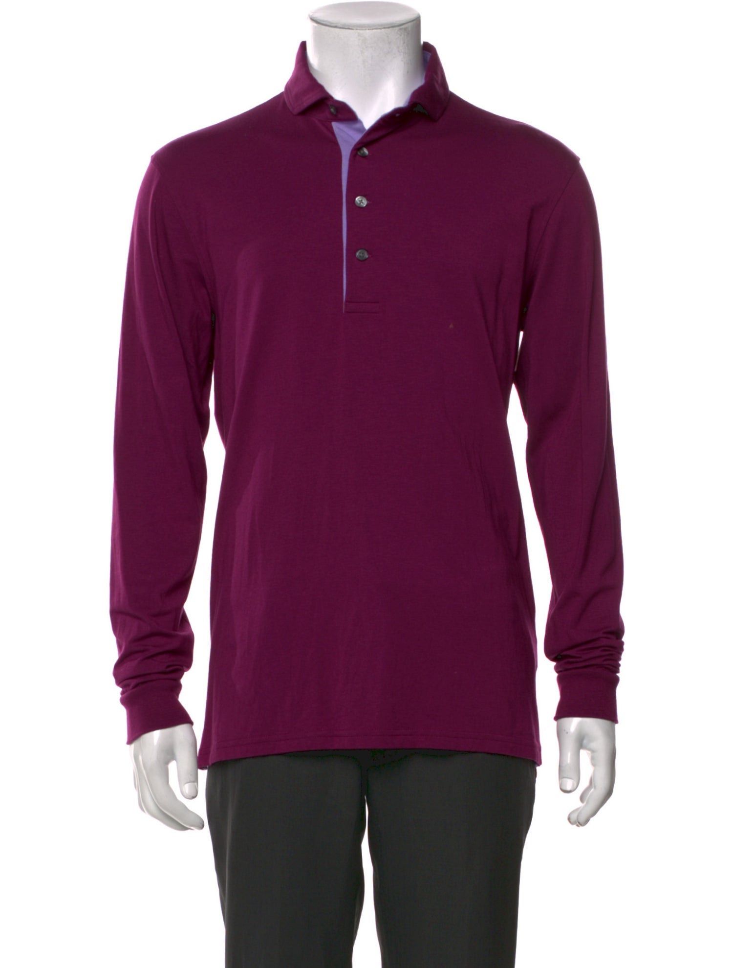 Greyson Collar Long Sleeve Polo Shirt