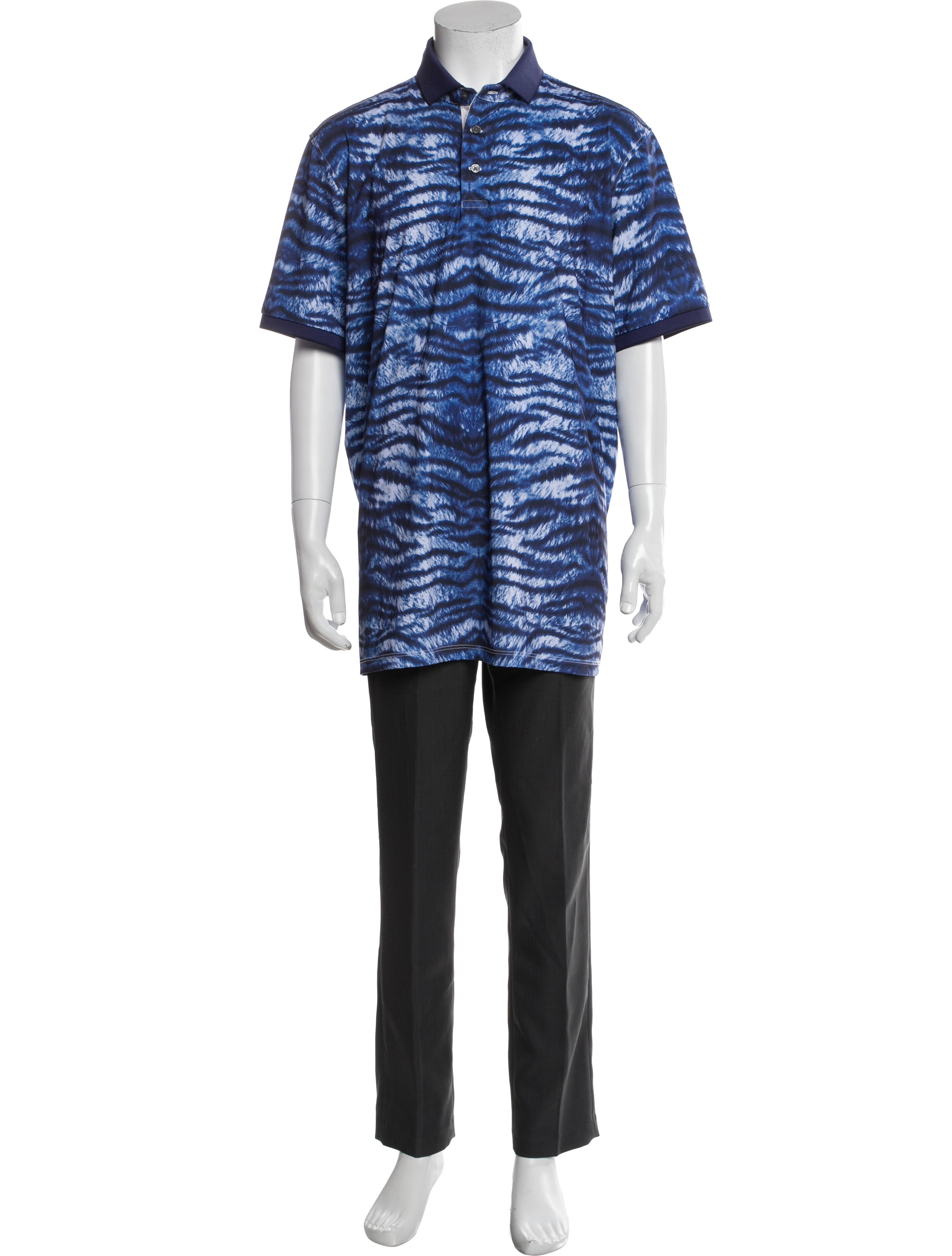 Greyson Printed Collar Polo Shirt