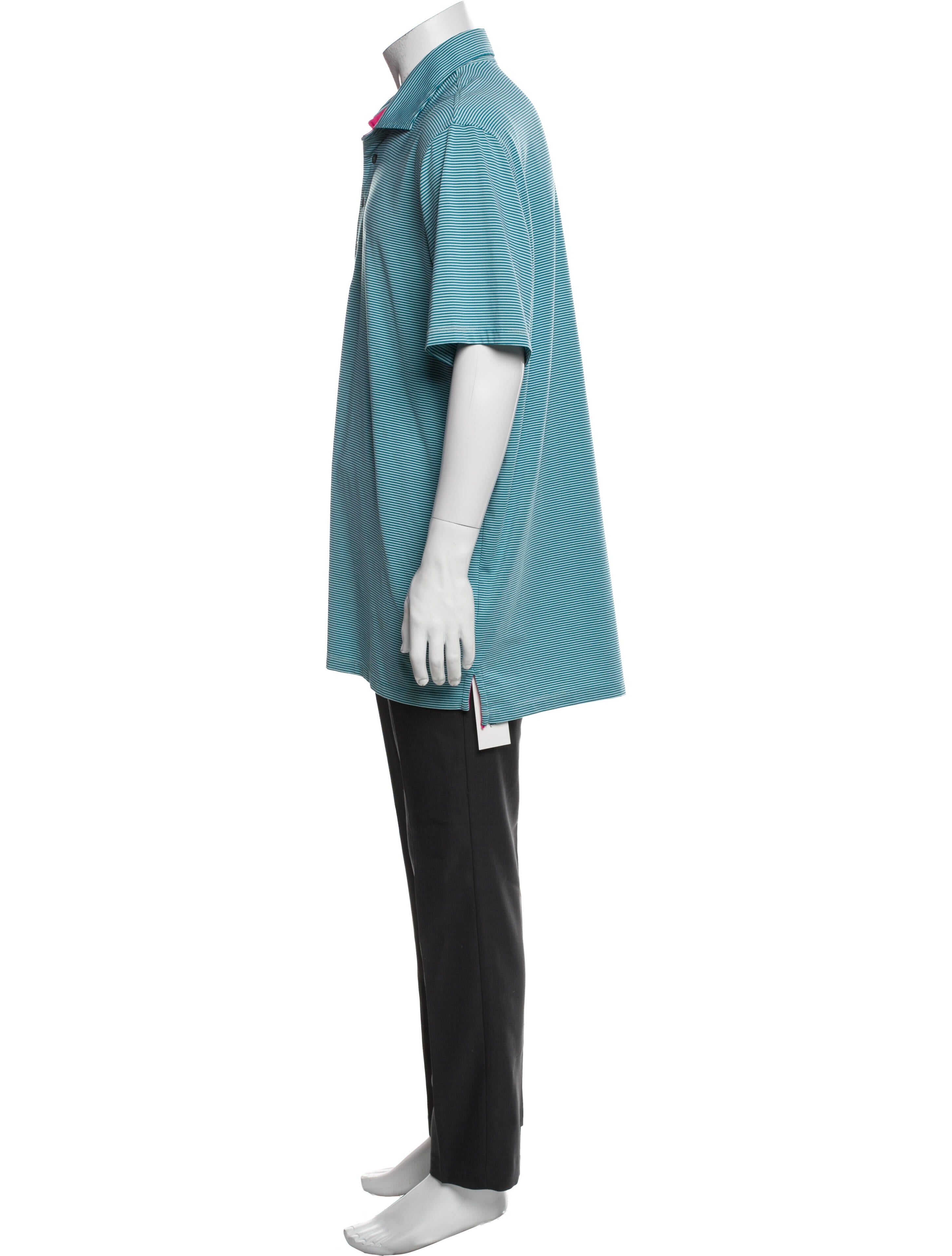 Greyson Striped Collar Polo Shirt