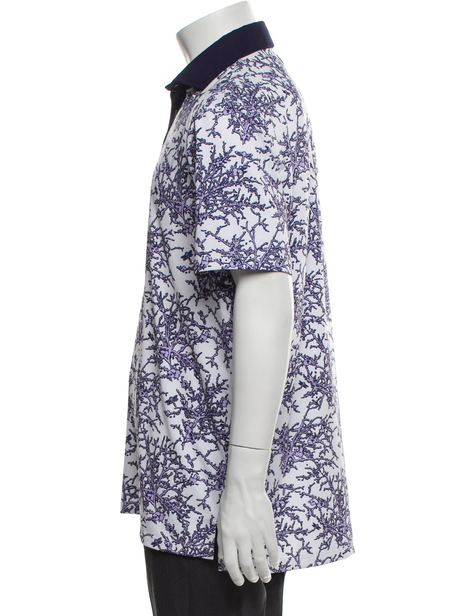 Greyson Printed Crew Neck Polo Shirt