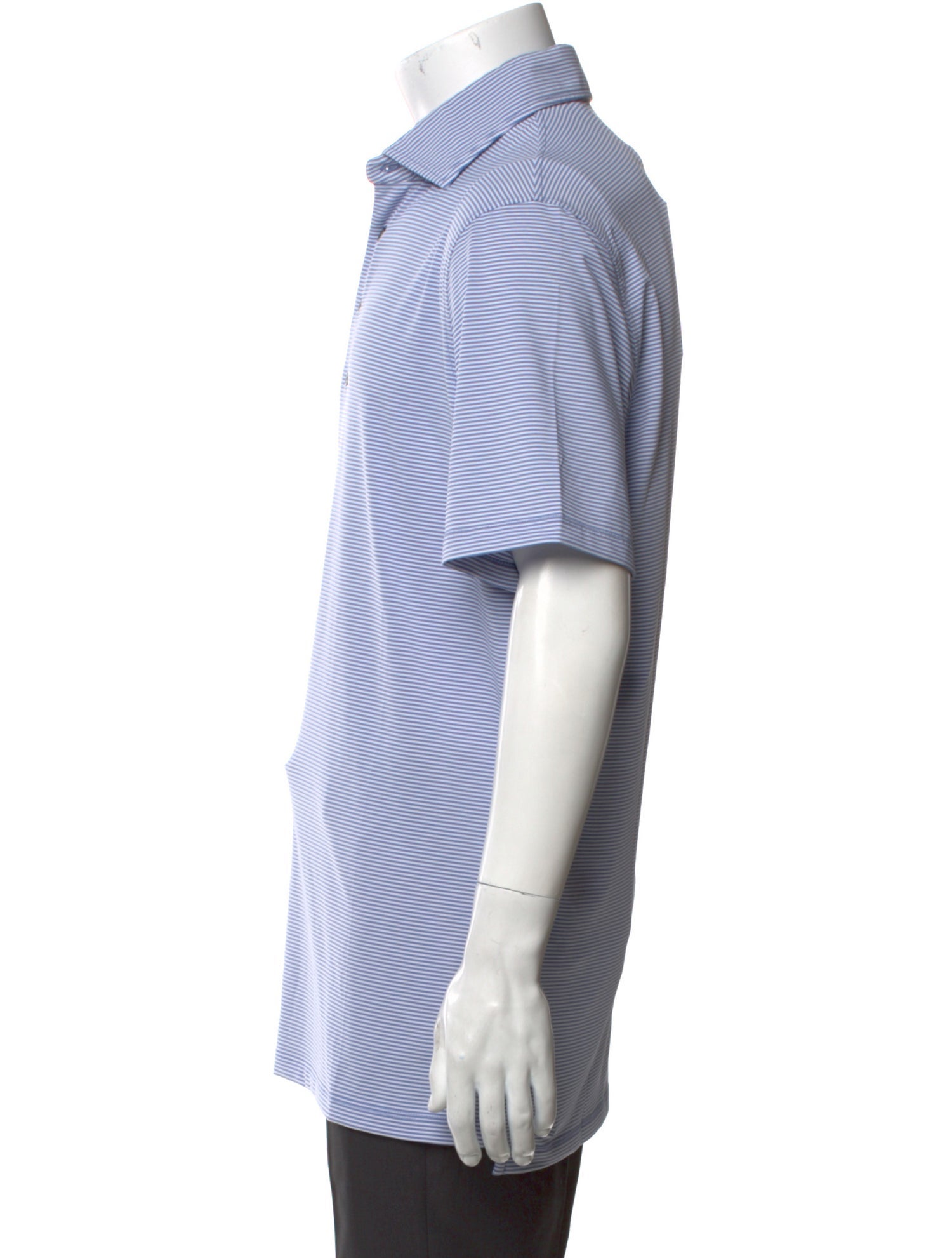 Greyson Striped Collar Polo Shirt w/ Tags