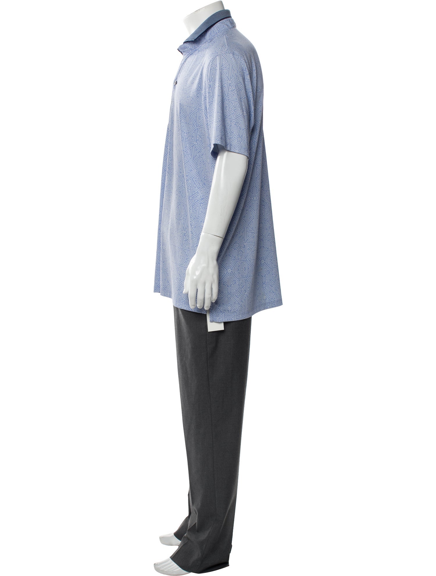 Greyson Printed Collar Polo Shirt