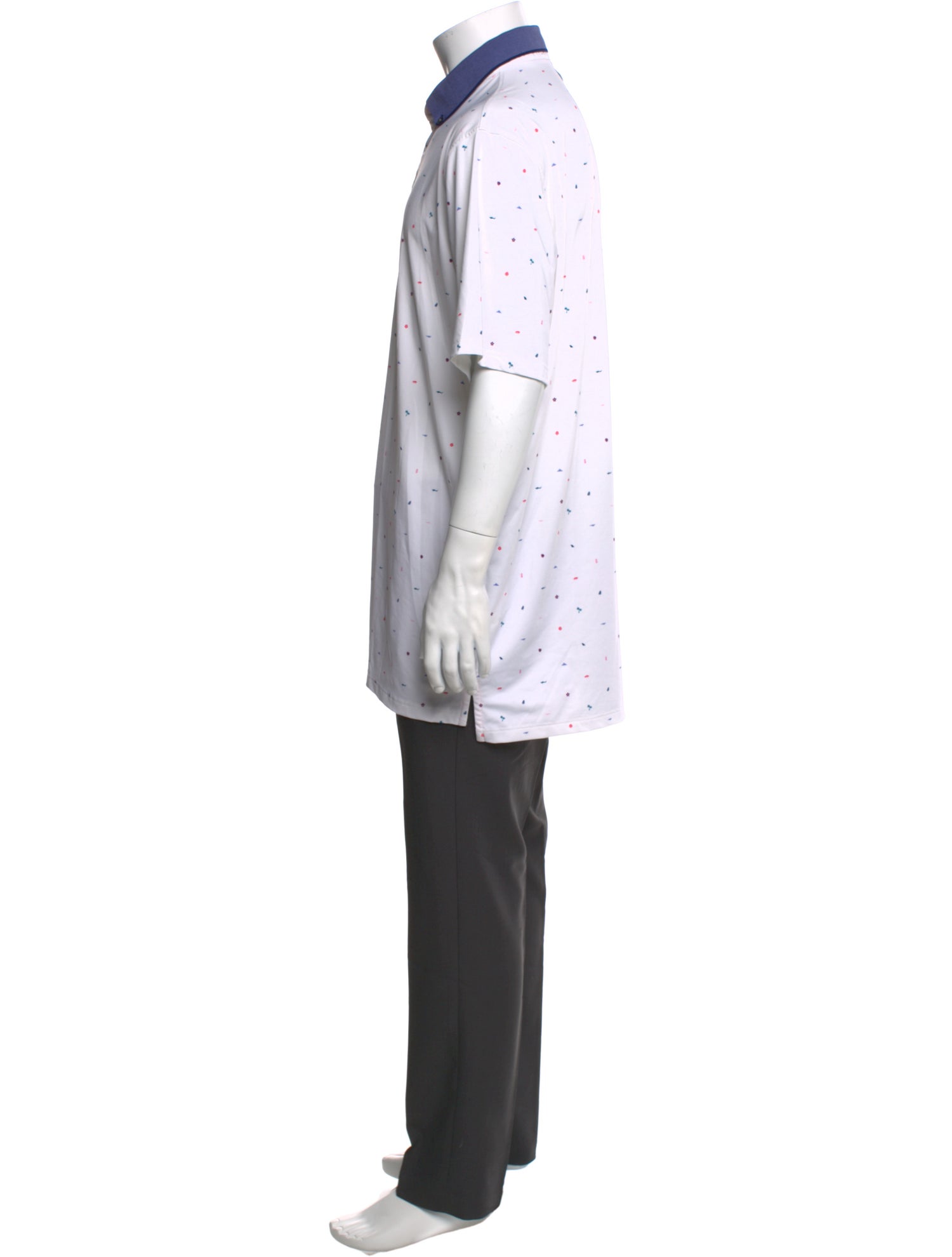 Greyson Printed Collar Polo Shirt