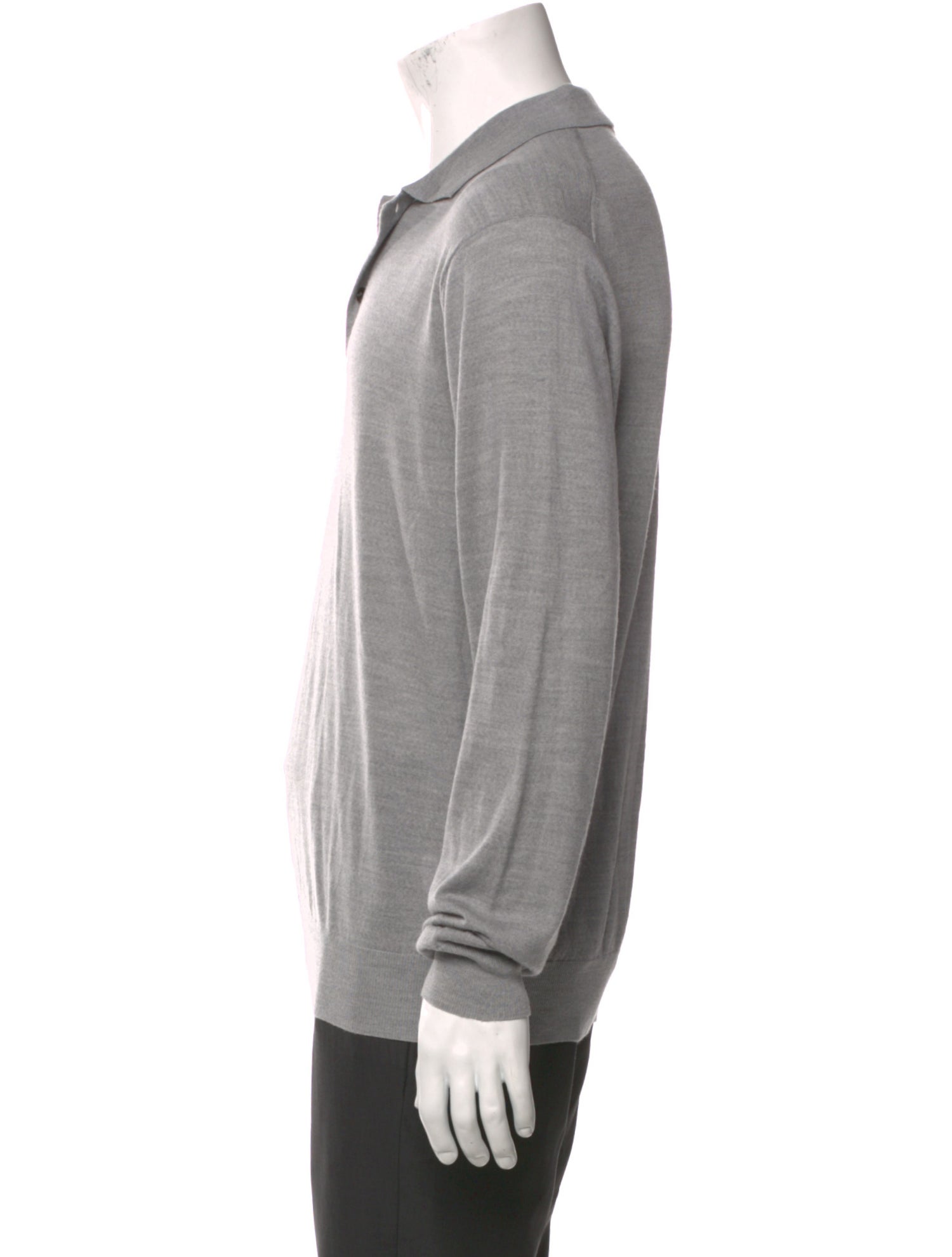 Greyson Wool V-Neck Polo Shirt