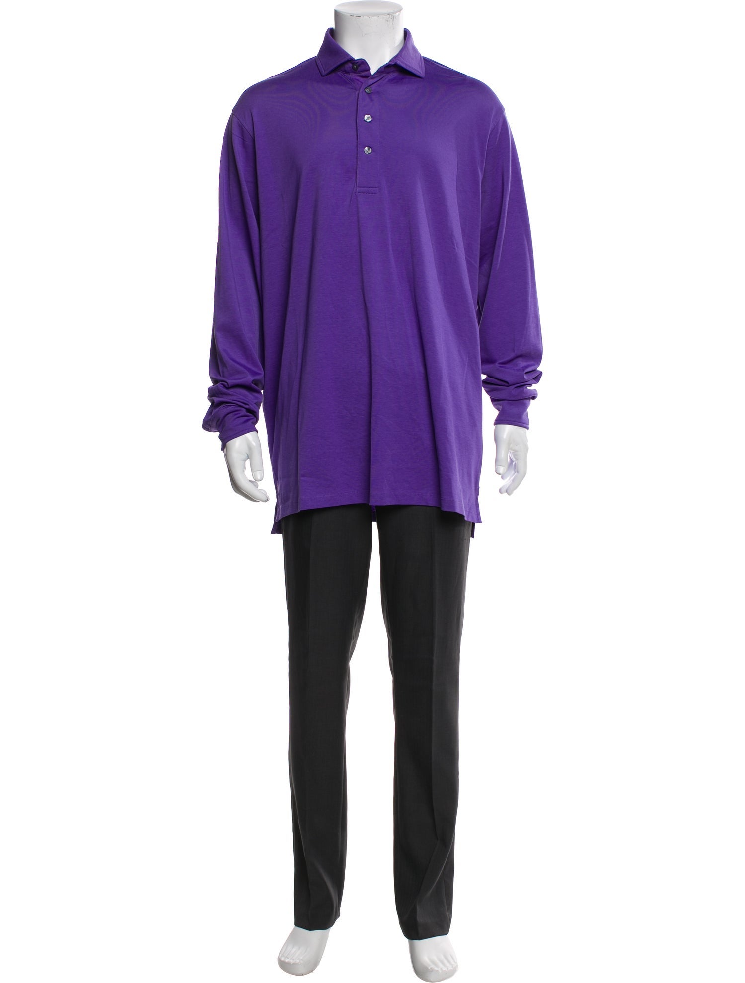 Greyson Collar Long Sleeve Polo Shirt w/ Tags