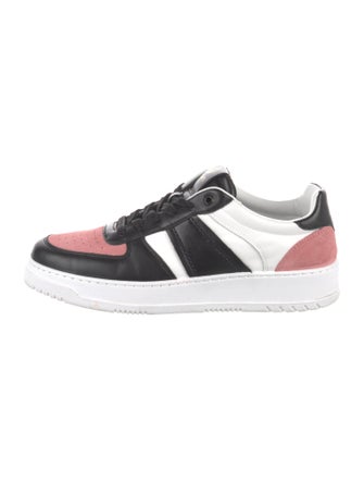 Greats Suede Colorblock Pattern Sneakers