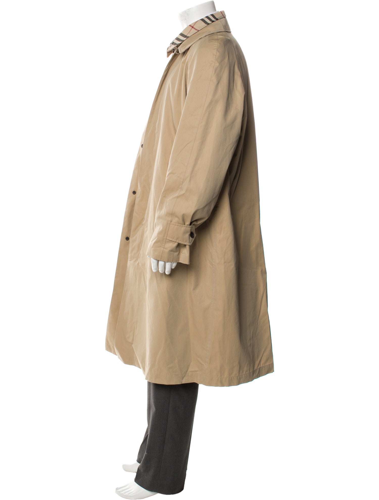 Gosha Rubchinskiy x Burberry Plaid Print Trench Coat