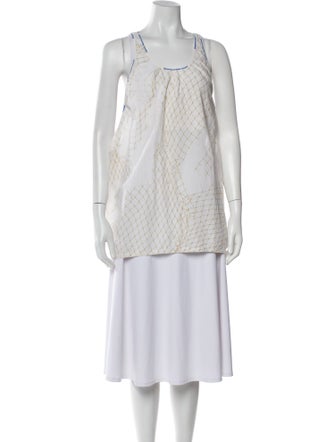 Grey Ant Printed Square Neckline Tunic