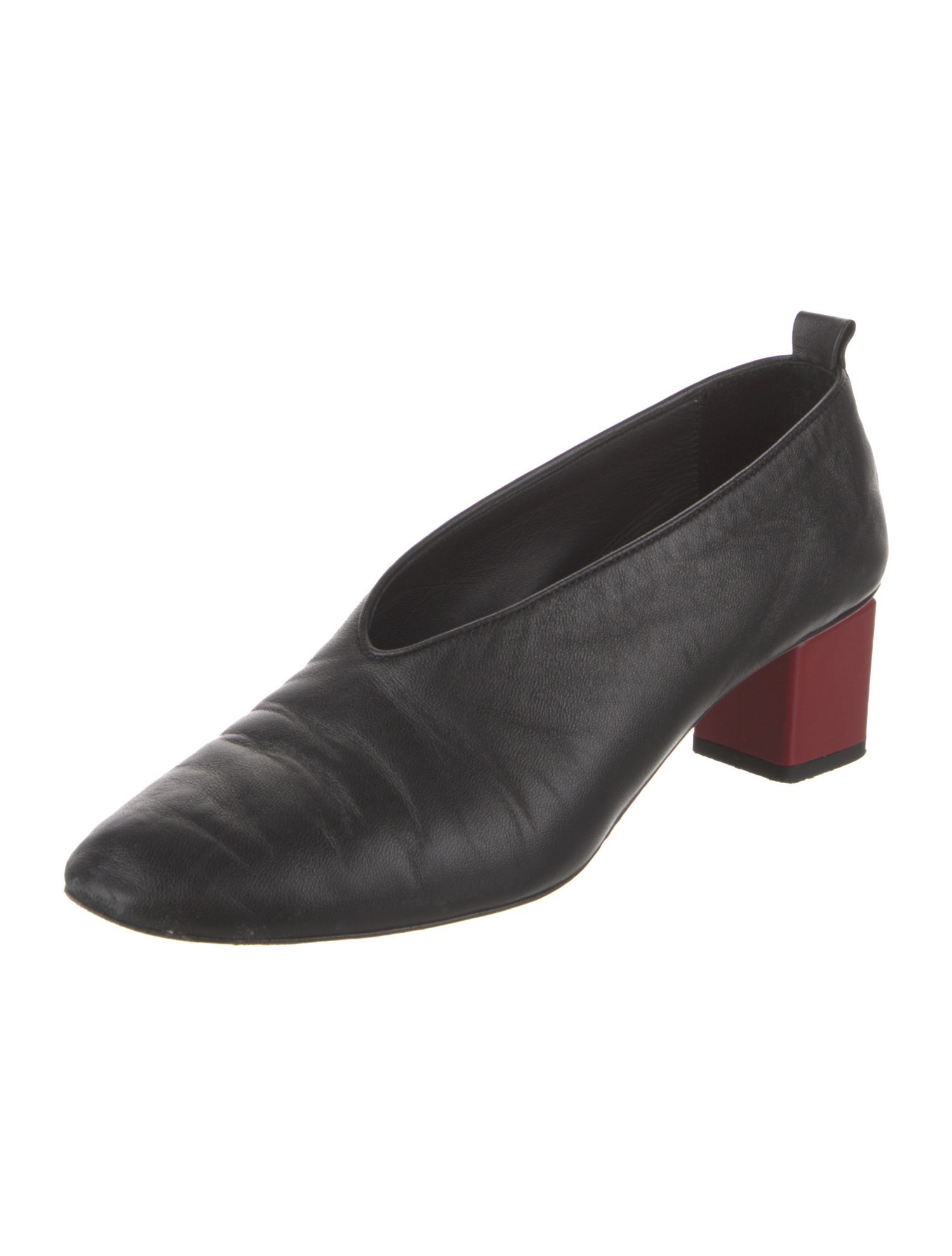 Gray Matters Leather Pumps