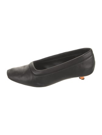 Gray Matters Leather Pumps