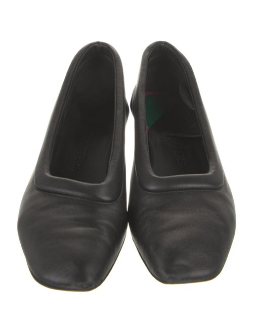 Gray Matters Leather Pumps