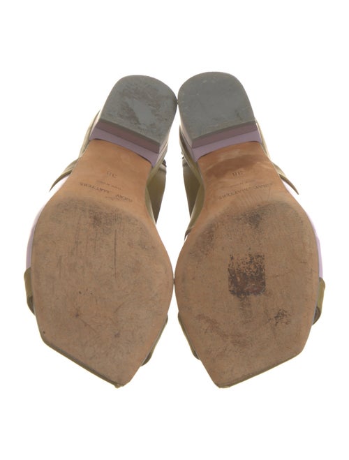 Gray Matters Leather Slides