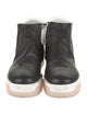 Gray Matters Leather Wedge Sneakers