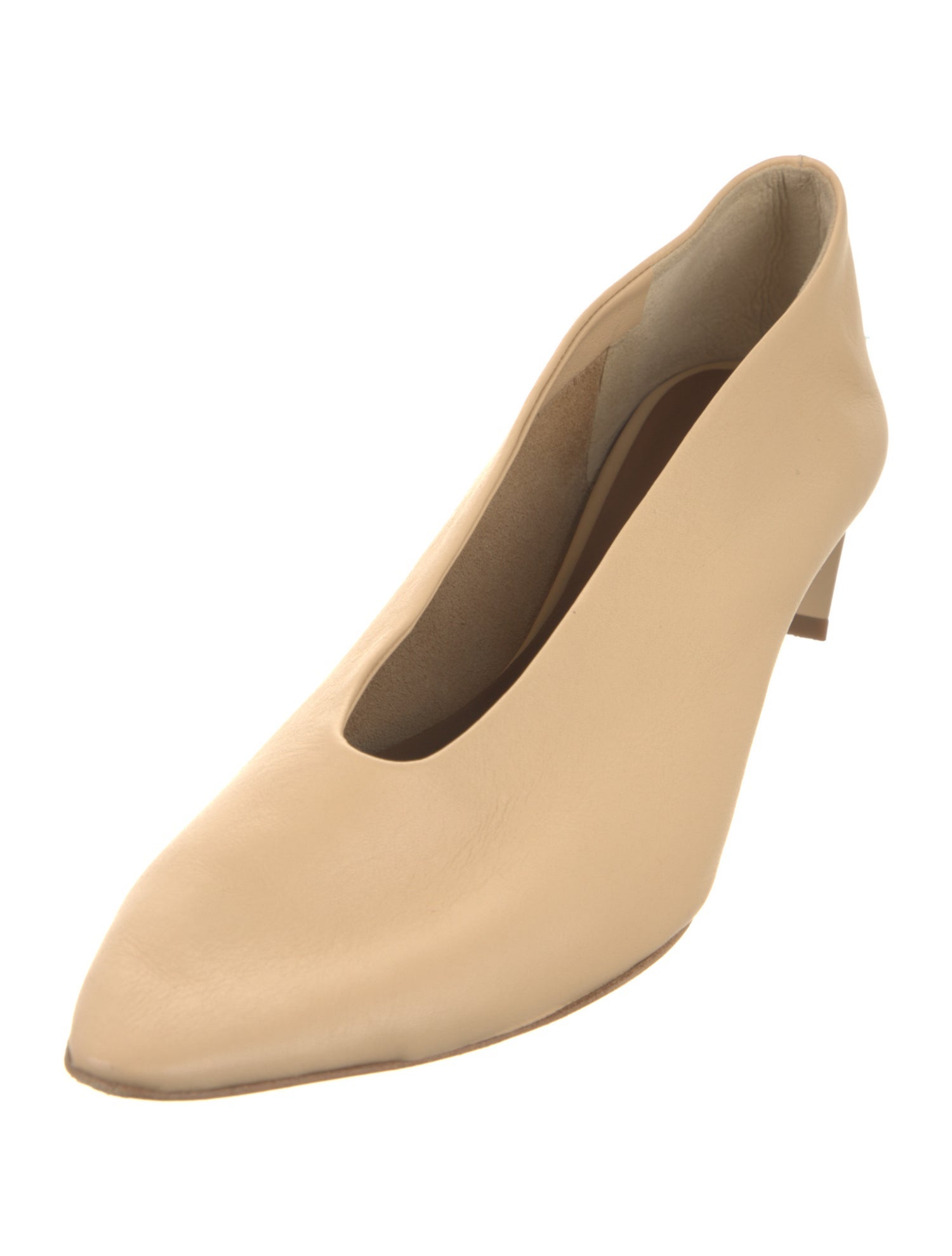 Gray Matters Leather Pumps