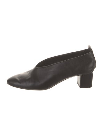 Gray Matters Leather Pumps
