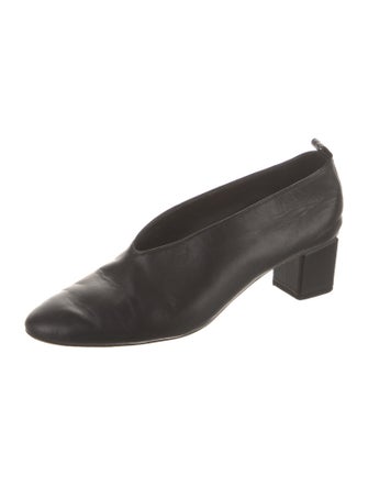 Gray Matters Leather Pumps