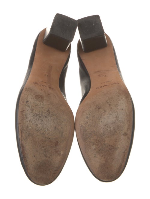 Gray Matters Leather Pumps