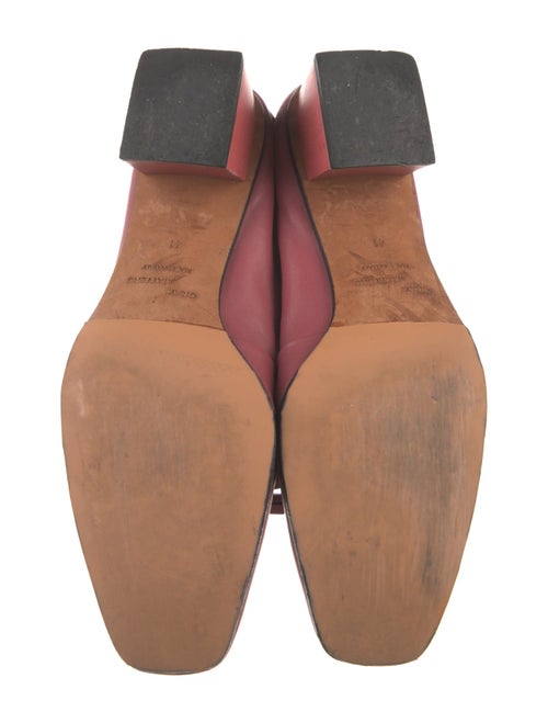 Gray Matters Leather Bow Accents Pumps