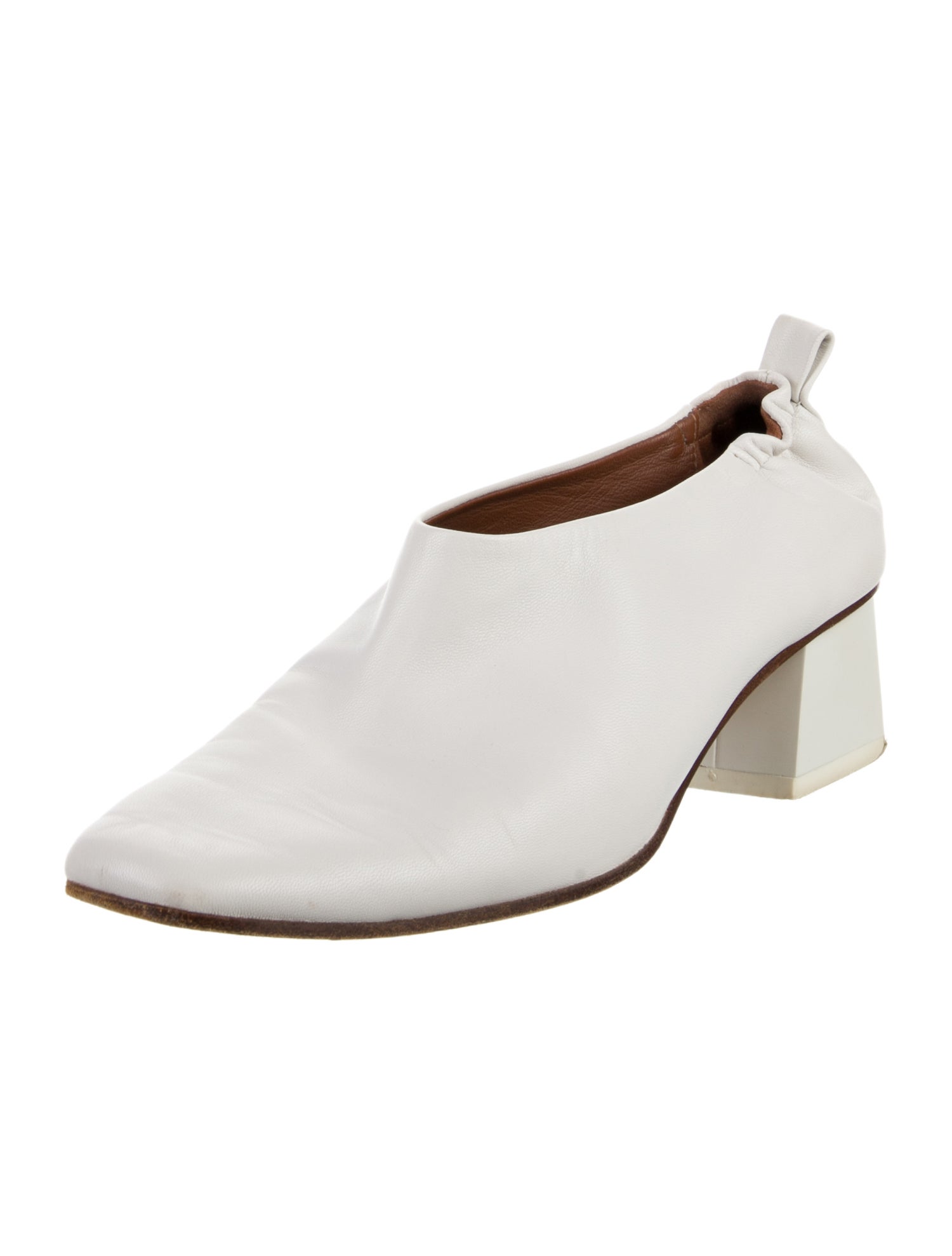 Gray Matters Leather Pumps