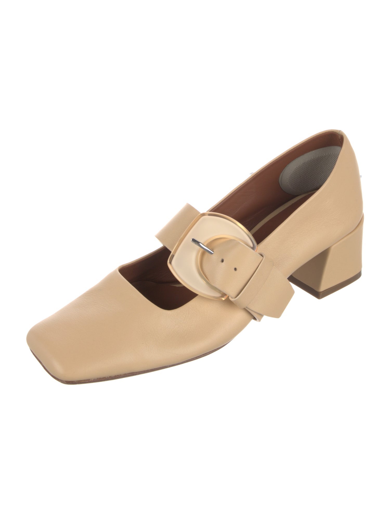 Gray Matters Leather Bow Accents Pumps